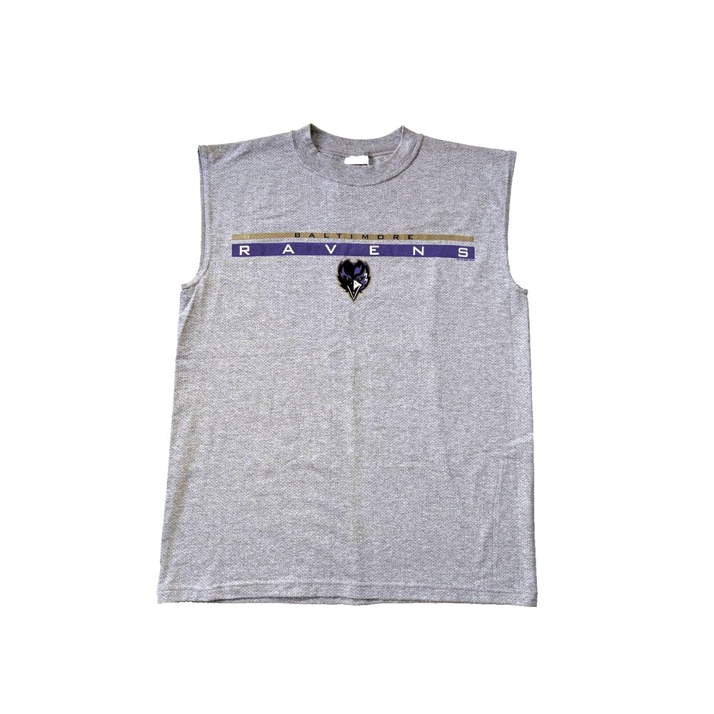 Vintage Baltimore Ravens Muscle Tank Top Fits Mens Large Original Logo 90s NFL